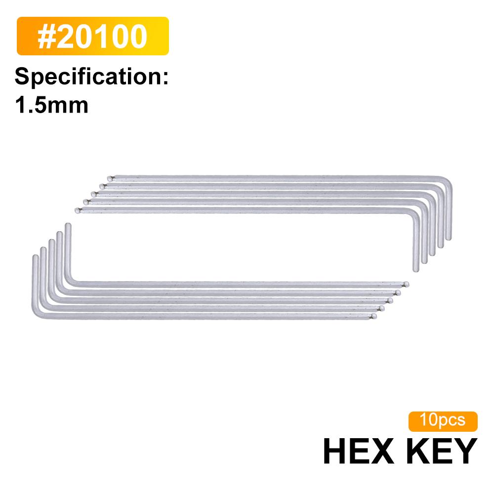 BESTIR 4-10pcs Long Hex Key Set 1.5-8mm Long Allen Key Chrome Vanadium Double Ended Ball Head L Shape Hexagon Wrench Hand Tools
BESTIR 4-10pcs Long Hex Key Set 1.5-8mm Long Allen Key Chrome Vanadium Double Ended Ball Head L Shape Hexagon Wrench Hand Tools