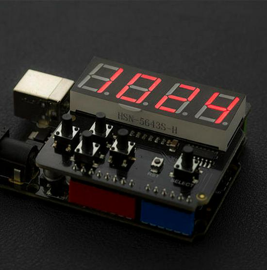 Digital Tube LED Keypad Shield Expansion Board
Digital Tube LED Keypad Shield Expansion Board