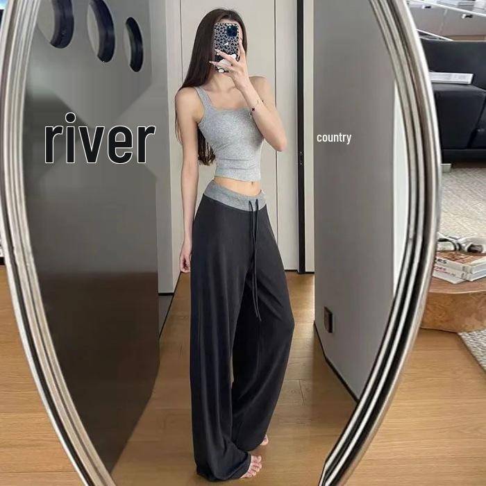 Women s Grey Color Block High Waist Patchwork Sports Casual Loose Floor-Length Trousers - Summer 2026 Collection XL чорний
Women s Grey Color Block High Waist Patchwork Sports Casual Loose Floor-Length Trousers - Summer 2026 Collection XL чорний