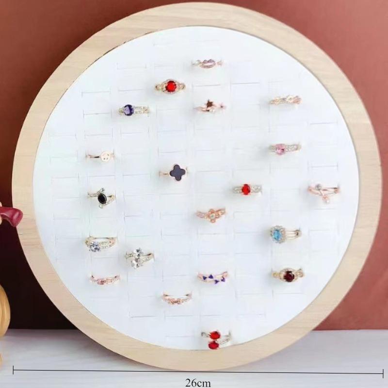 Solid Wood Jewelry Display Tray Multiple Rings Jewellery Displays Pallet Jeweler Ring Showcase Salver Live Stream Organizer Tray белый
Solid Wood Jewelry Display Tray Multiple Rings Jewellery Displays Pallet Jeweler Ring Showcase Salver Live Stream Organizer Tray белый