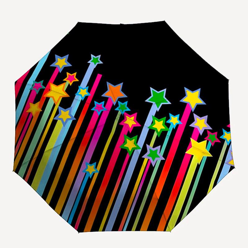 1PC Colorful Stars Automatic Folding Umbrella Portable Collapsible 8-Rib Umbrella for All Seasons, Casual Outdoor Accessory, A39
1PC Colorful Stars Automatic Folding Umbrella Portable Collapsible 8-Rib Umbrella for All Seasons, Casual Outdoor Accessory, A39