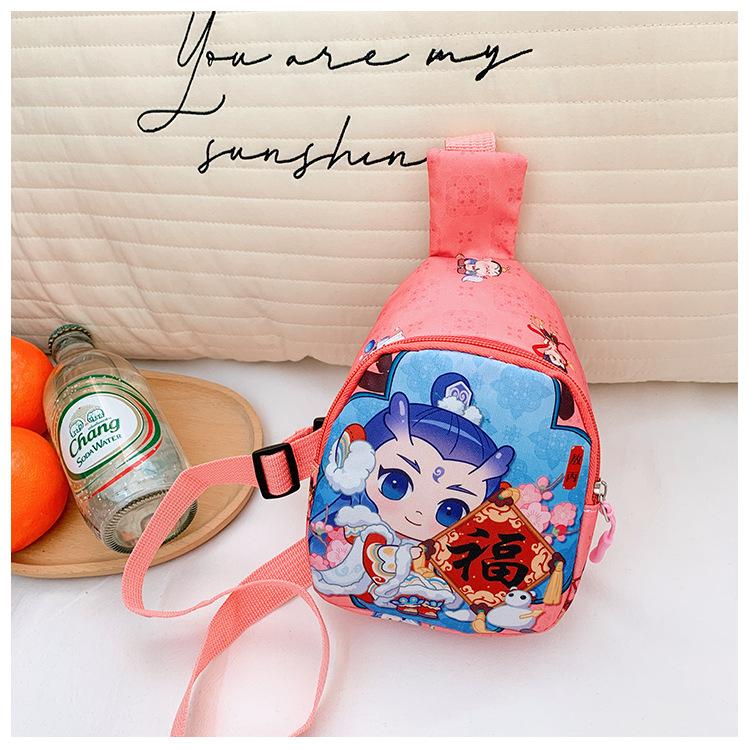 School bag new children s breast bag cartoon Nezha change bag boys and girls love foreign accessories single shoulder crossbody backpack
School bag new children s breast bag cartoon Nezha change bag boys and girls love foreign accessories single shoulder crossbody backpack