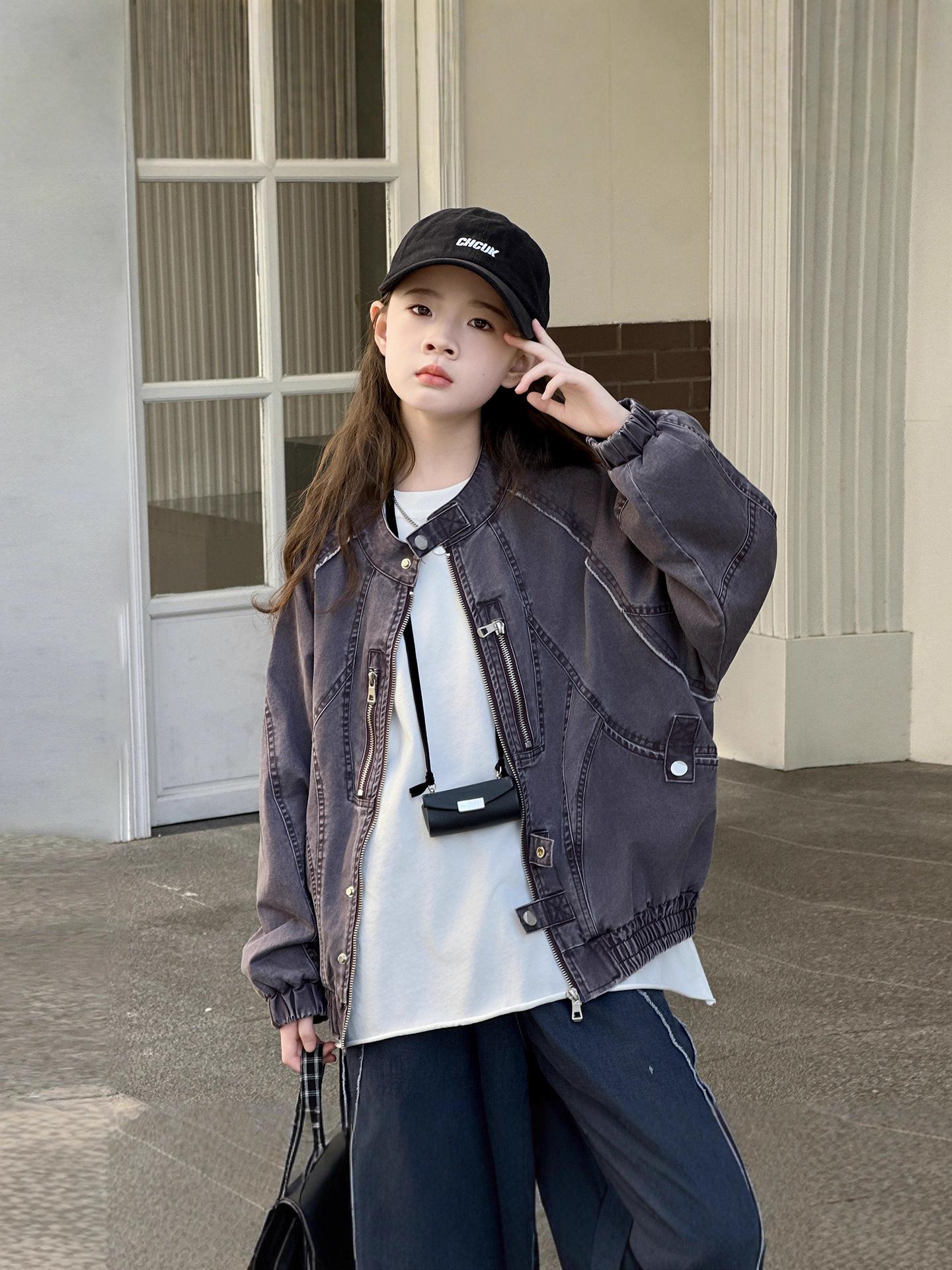 2025 Autumn Retro Washed Cotton Stand Collar Jacket for Girls Big Kids 140 cm темно-фіолетовий колір
2025 Autumn Retro Washed Cotton Stand Collar Jacket for Girls Big Kids 140 cm темно-фіолетовий колір