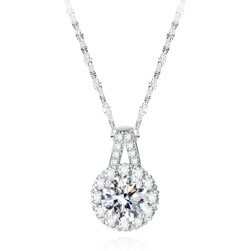 S925 Sterling Silver Moissanite 1 Carat Necklace for Women , Clavicle Chain , Circle Geometric Pendant with GRA Certific 925 золотой
S925 Sterling Silver Moissanite 1 Carat Necklace for Women , Clavicle Chain , Circle Geometric Pendant with GRA Certific 925 золотой