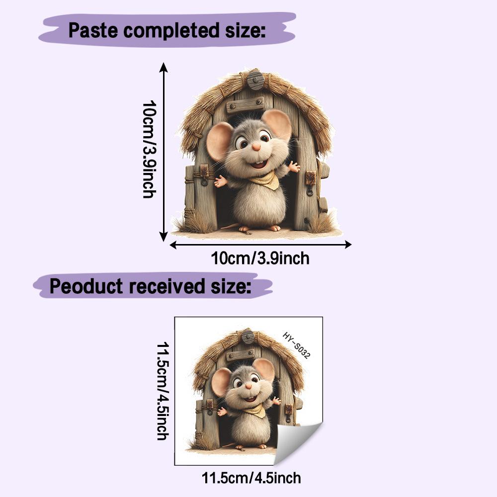 Self-adhesive Cartoon Thatch House Mouse Hole Wall Stickers for Kids Room Home Decor 12x12cm разноцветный
Self-adhesive Cartoon Thatch House Mouse Hole Wall Stickers for Kids Room Home Decor 12x12cm разноцветный