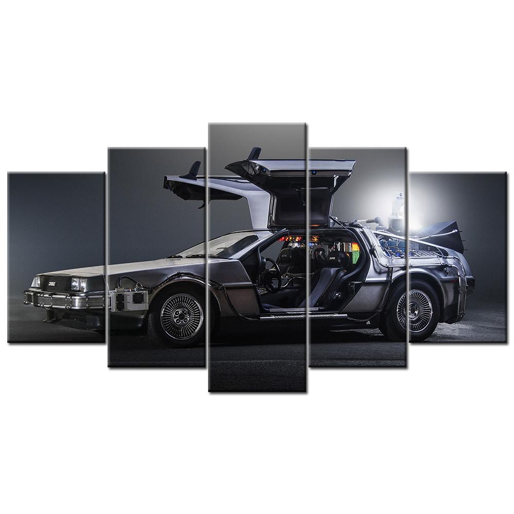 Wall Art 5 Pieces Canvas Paintings Prints Posters 1985 DeLorean DMC-12 Back to the Future Car Pictures For Living Room 20X35 20X45 20X55cm
Wall Art 5 Pieces Canvas Paintings Prints Posters 1985 DeLorean DMC-12 Back to the Future Car Pictures For Living Room 20X35 20X45 20X55cm