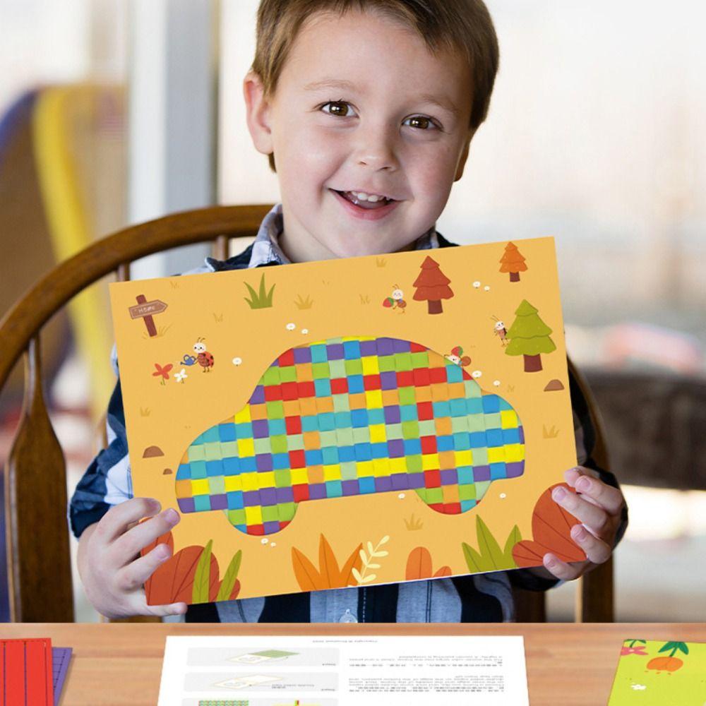 Art Craft Animal Weaving Material Set Sensory Woven Painting Toys Kindergarten Festival Gifts 1set
Art Craft Animal Weaving Material Set Sensory Woven Painting Toys Kindergarten Festival Gifts 1set