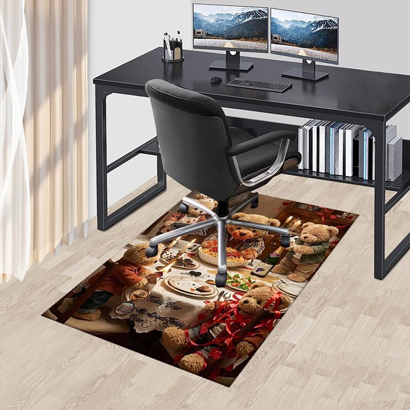 1pc Teddy Bear Office Chair Mat: Anime Cartoon Design, Festive Gift, Non-Slip Carpet for Home Decor, Seasonal Universal Use.C080 60cm by 90cm
1pc Teddy Bear Office Chair Mat: Anime Cartoon Design, Festive Gift, Non-Slip Carpet for Home Decor, Seasonal Universal Use.C080 60cm by 90cm