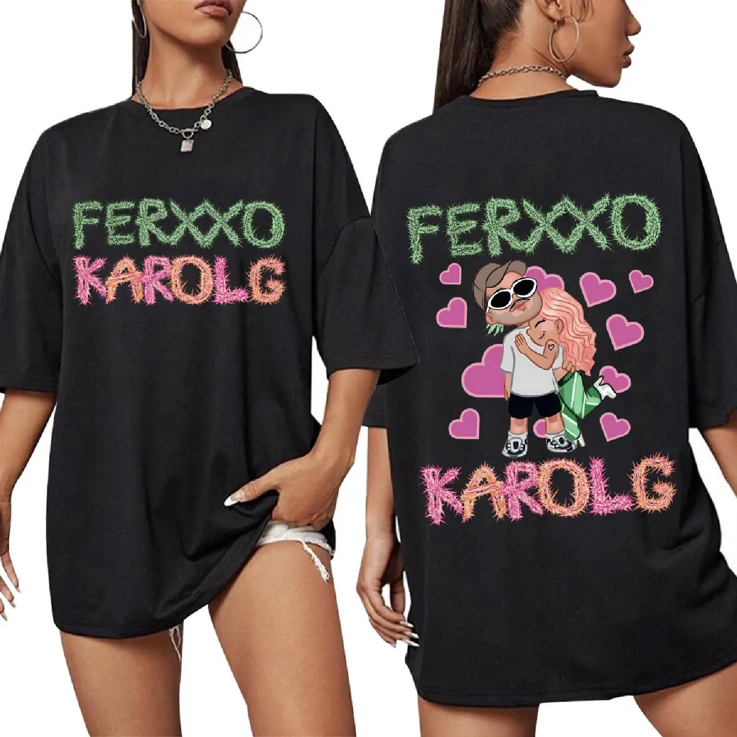 Karol G Feid Ferxxo Graphic T-shirt Men Women Clothing Fashion Aesthetic Vintage T Shirts Casual 100% Cotton Oversized Tee Shirt S чёрный
Karol G Feid Ferxxo Graphic T-shirt Men Women Clothing Fashion Aesthetic Vintage T Shirts Casual 100% Cotton Oversized Tee Shirt S чёрный