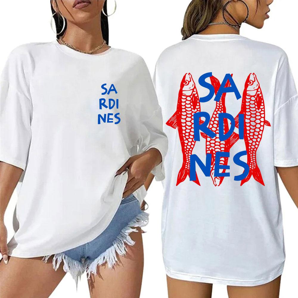 Funny Russian Cartoon Sardines Graphic T Shirts Unisex Women Fashion High Quality Tshirt Oversized Cotton Casual Tshirt Streetwear S
Funny Russian Cartoon Sardines Graphic T Shirts Unisex Women Fashion High Quality Tshirt Oversized Cotton Casual Tshirt Streetwear S