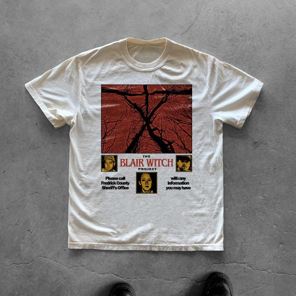 Blair Witch Project T-shirt: Retro horror movie T-shirt, unisex pure cotton streetwear top/T-shirt. vintage t shirt L
Blair Witch Project T-shirt: Retro horror movie T-shirt, unisex pure cotton streetwear top/T-shirt. vintage t shirt L