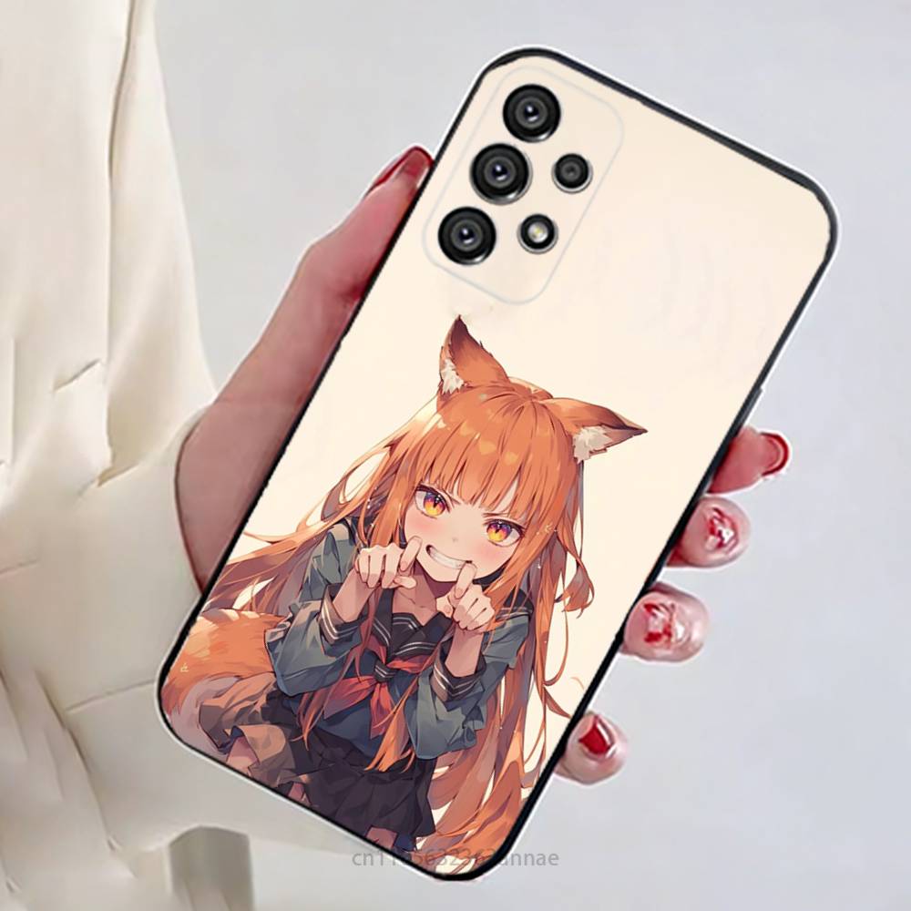 Anime S-Spice and Wolf Phone Case For Samsung Galaxy A13,21s,22,31,32,52,53,71,80,A91 Soft Black Shell Samsung A71
Anime S-Spice and Wolf Phone Case For Samsung Galaxy A13,21s,22,31,32,52,53,71,80,A91 Soft Black Shell Samsung A71