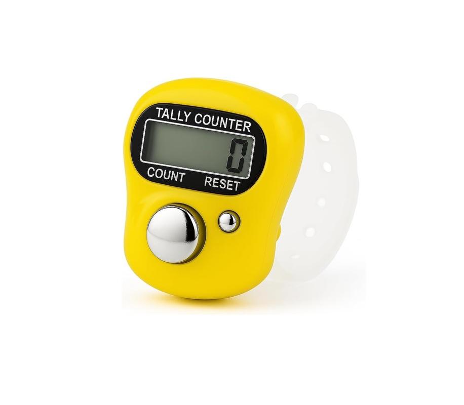 TreegoArt Mini Hand Tally Counter Finger Ring Digital Electronic Head Counter Counting Machine - Pack of 1
TreegoArt Mini Hand Tally Counter Finger Ring Digital Electronic Head Counter Counting Machine - Pack of 1