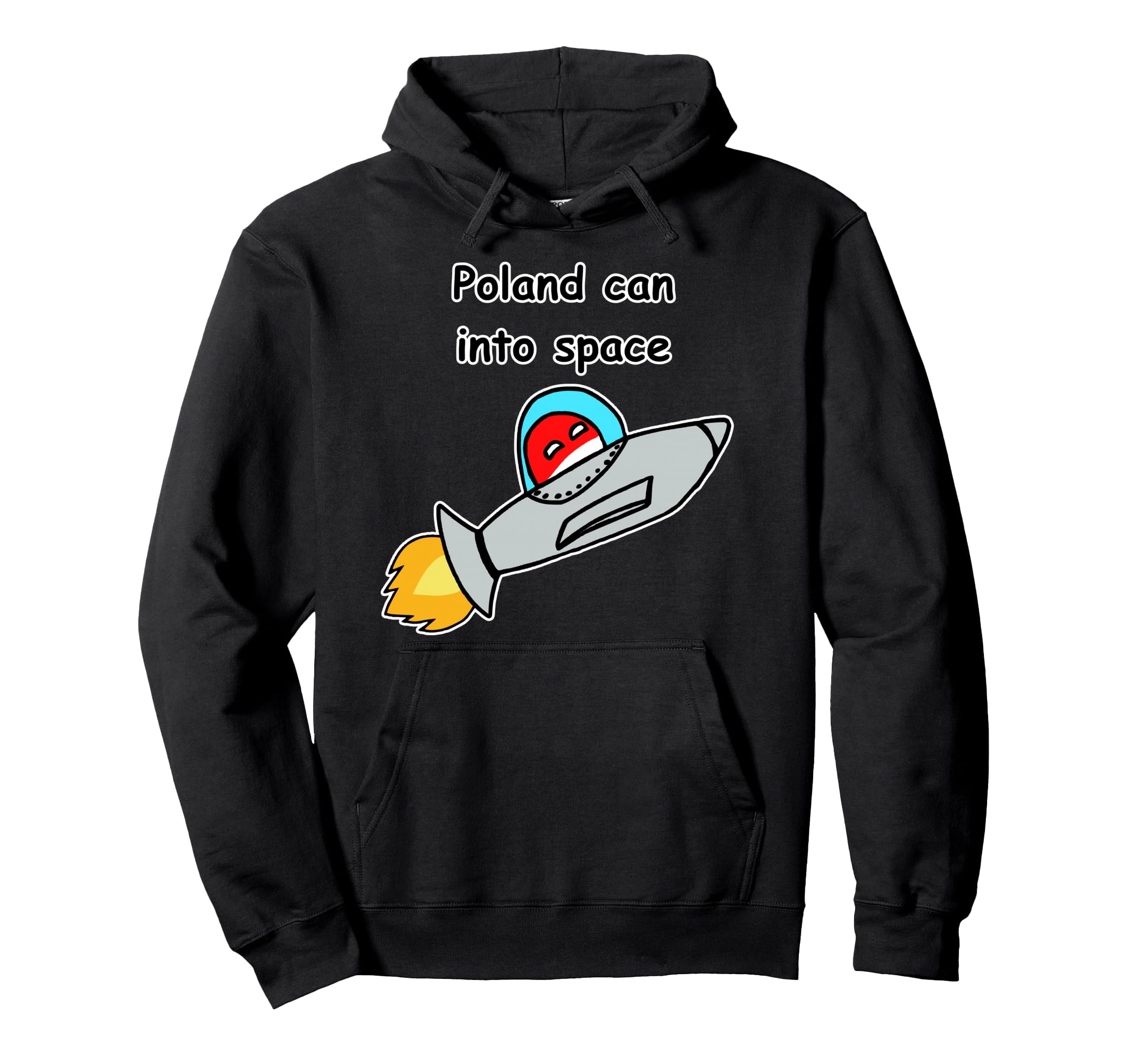 Poland Can Into Space Happy Polandball Meme Hoodie
Poland Can Into Space Happy Polandball Meme Hoodie