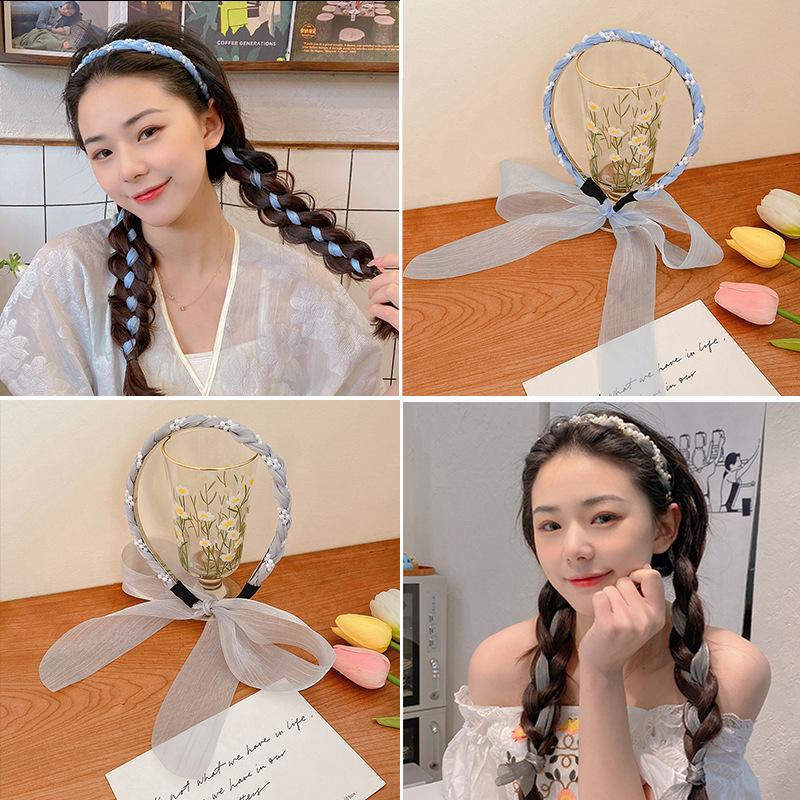 Fashion Pearl Hair Bands Korean Long Ribbon Headbands for Women Multifunction BowKnot Hair Hoop Sweet Girl Hair Accessories
Fashion Pearl Hair Bands Korean Long Ribbon Headbands for Women Multifunction BowKnot Hair Hoop Sweet Girl Hair Accessories