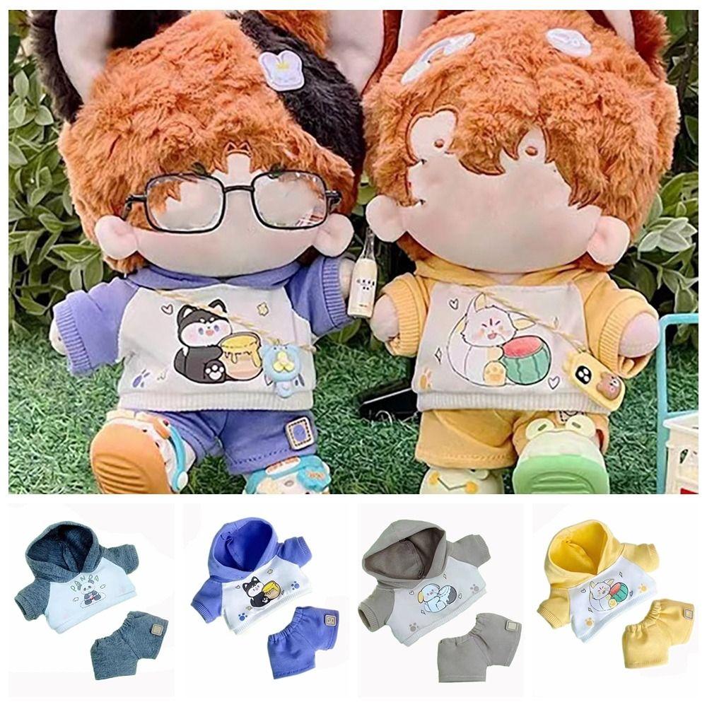 20CM Hoodies Pants Suit Multicolor Cartoon Animal Sweater Gift Doll Clothes Cotton Stuffed Doll
20CM Hoodies Pants Suit Multicolor Cartoon Animal Sweater Gift Doll Clothes Cotton Stuffed Doll