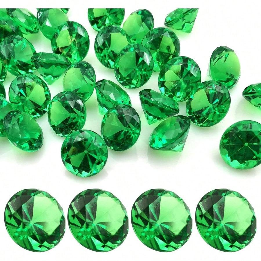 Пакет LYHLYA зі 100 дорогоцінних каменів для дітей, акрилові діаманти, 25 мм, декоративні діаманти, акрилові дорогоцінні камені, підроблені дорогоцінні камені для наповнювачів ваз зелений
Пакет LYHLYA зі 100 дорогоцінних каменів для дітей, акрилові діаманти, 25 мм, декоративні діаманти, акрилові дорогоцінні камені, підроблені дорогоцінні камені для наповнювачів ваз зелений