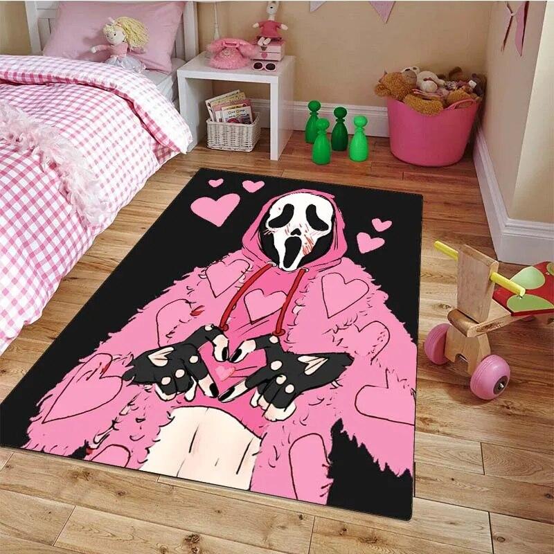 3D Funny Horror Movie Rug Pink Ghostface Carpets for Livingroom Bedroom Children Play Rug Carpet for Living Room Bedroom Gift Home Decoration
3D Funny Horror Movie Rug Pink Ghostface Carpets for Livingroom Bedroom Children Play Rug Carpet for Living Room Bedroom Gift Home Decoration