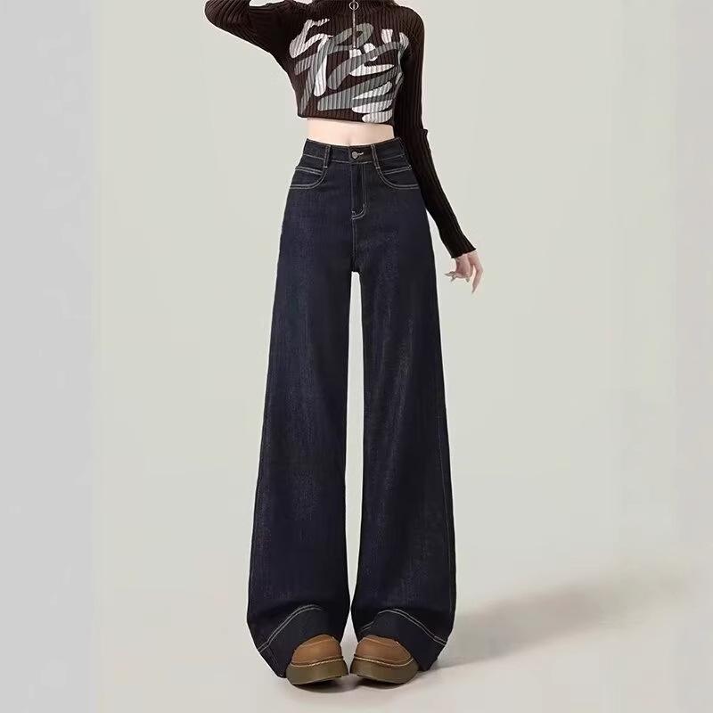 Fade-Resistant Women s Denim Blue Wide-Leg Flare Jeans XL джинсовий синього кольору
Fade-Resistant Women s Denim Blue Wide-Leg Flare Jeans XL джинсовий синього кольору