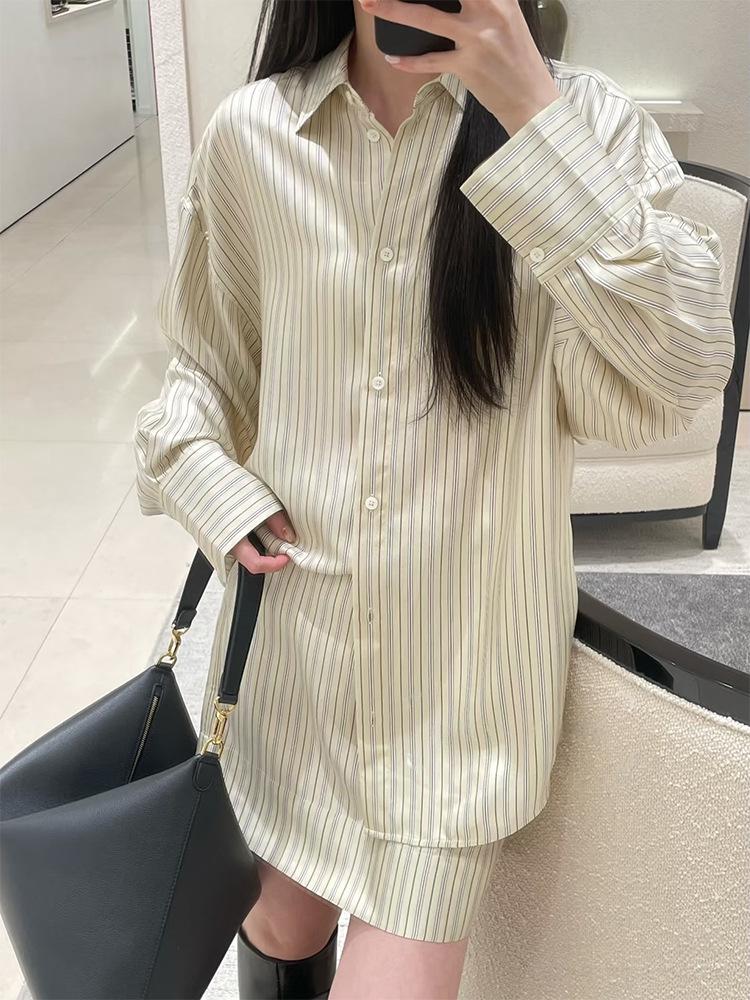 Si Yuan 100% Mulberry Silk Women s Loose Vertical Stripe Shirt - 2026 Early Spring Collection Size 40 жовтий
Si Yuan 100% Mulberry Silk Women s Loose Vertical Stripe Shirt - 2026 Early Spring Collection Size 40 жовтий