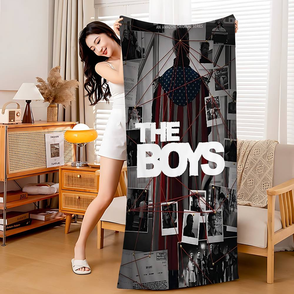 TV Series T-The Boys Anime Beach Swimming Towel Soft Absorbent Washcloth Children s Gifts For Kids Travel Camping Gym W30*H60(CM)
TV Series T-The Boys Anime Beach Swimming Towel Soft Absorbent Washcloth Children s Gifts For Kids Travel Camping Gym W30*H60(CM)