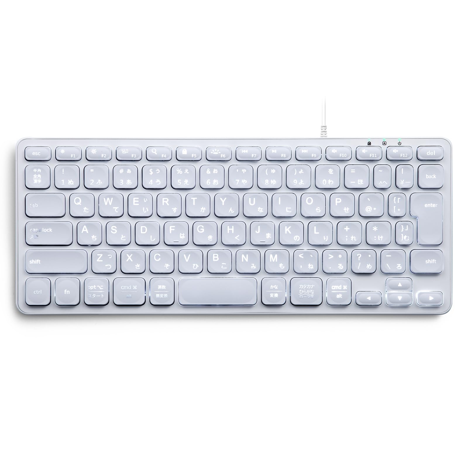 Клавіатура Perixx з підсвічуванням, сумісна з MacOS PERIBOARD-332MW (Японська розкладка)
Клавіатура Perixx з підсвічуванням, сумісна з MacOS PERIBOARD-332MW (Японська розкладка)