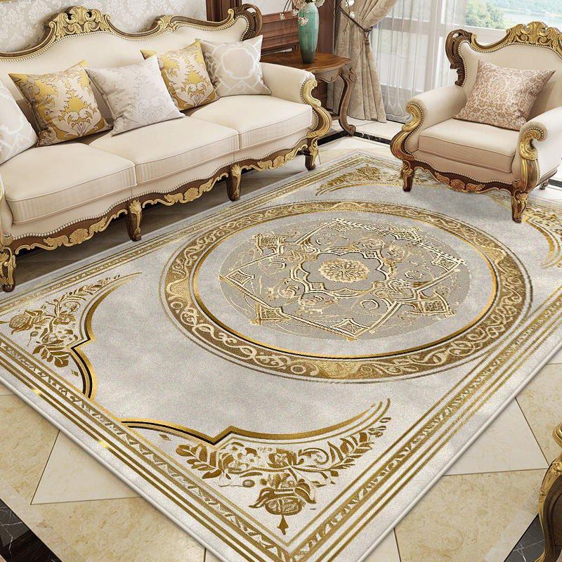 European Luxury Golden Carpet Large Fluffy Plush Rug Non-slip Thickened Soft Mat for Living Room Bedroom Decoration 60x90cm
European Luxury Golden Carpet Large Fluffy Plush Rug Non-slip Thickened Soft Mat for Living Room Bedroom Decoration 60x90cm