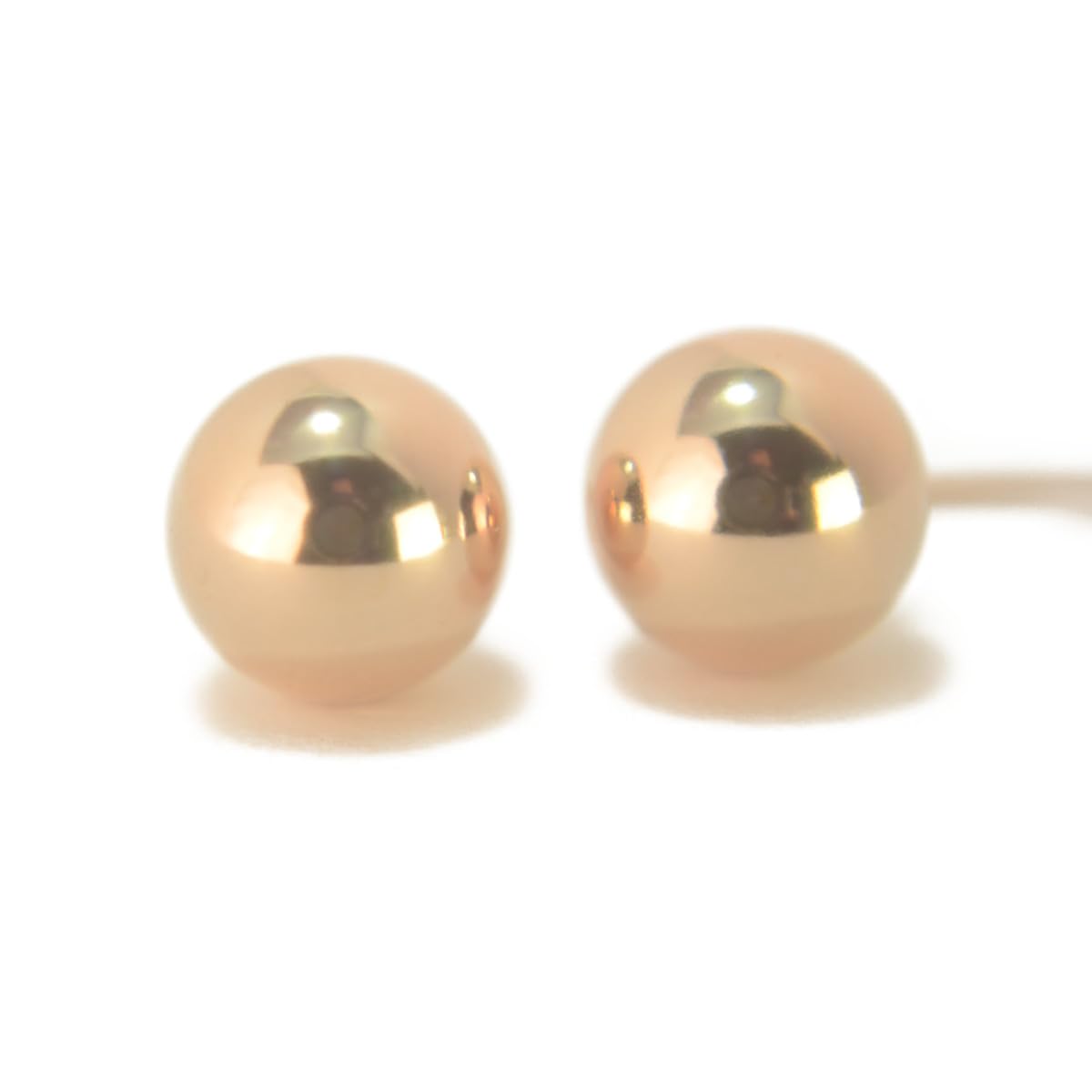 Gold Round Ball Earrings 6mm Pink Gold Ball Earrings Sold as a Pair for Both Ears Small Stylish Made in Japan Simple Present Gift Nickel Free
Gold Round Ball Earrings 6mm Pink Gold Ball Earrings Sold as a Pair for Both Ears Small Stylish Made in Japan Simple Present Gift Nickel Free