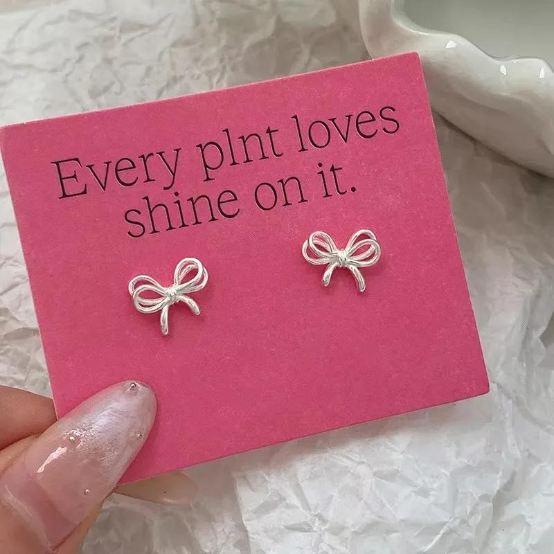 PONYKISS Sterling Silver Double Layered Line Bowknot Cute Stud Earring for Women Fine Minimalist Accessories
PONYKISS Sterling Silver Double Layered Line Bowknot Cute Stud Earring for Women Fine Minimalist Accessories