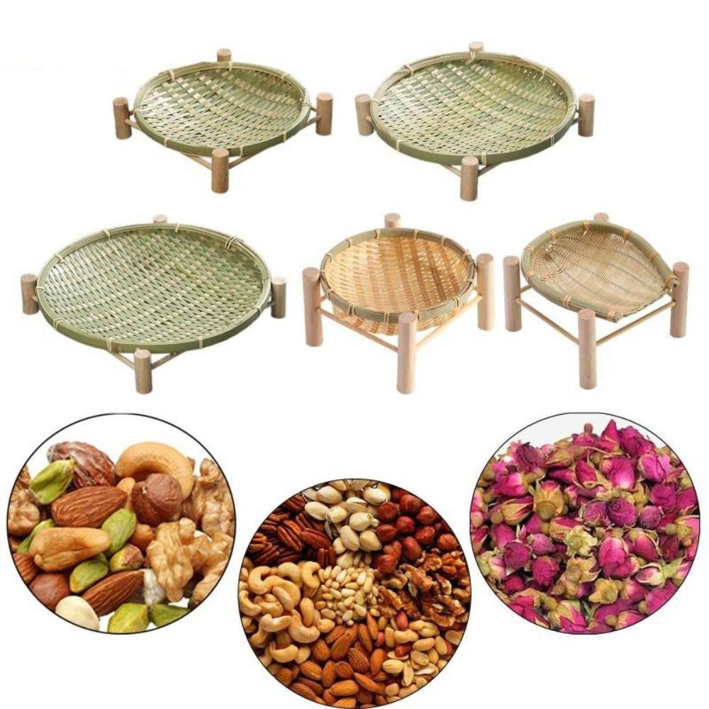 Woven Bamboo Dried Fruit Tray Decorative Basket Storage Baskets Gifts Fruit Basket style 4
Woven Bamboo Dried Fruit Tray Decorative Basket Storage Baskets Gifts Fruit Basket style 4