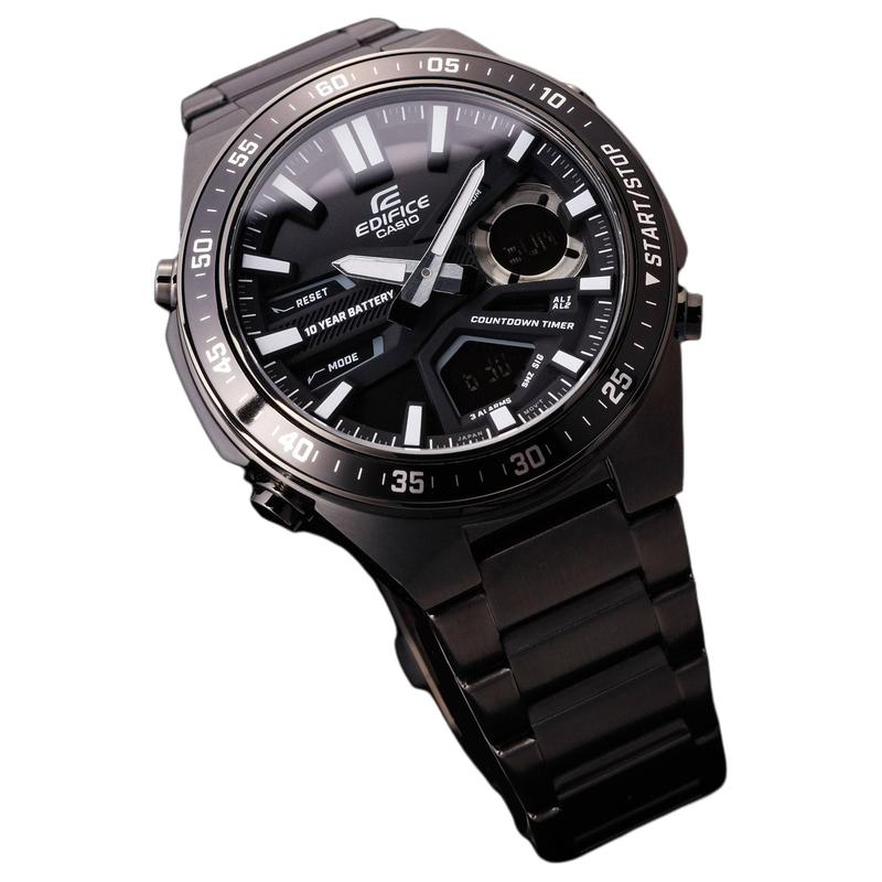CASIO LCD/analog dual display series, 100 meters waterproof, Quartz, Steel Strap, , same style for men and women, black dial EFV-C110DC-1A чорний
CASIO LCD/analog dual display series, 100 meters waterproof, Quartz, Steel Strap, , same style for men and women, black dial EFV-C110DC-1A чорний
