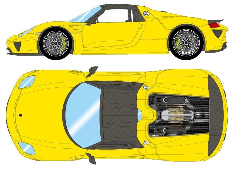 Makeup EIDOLON COLLECTION Porsche 918 Spyder 2011 Racing Yellow Finished Product EM568G 1/43 (Carbon Detail)
Makeup EIDOLON COLLECTION Porsche 918 Spyder 2011 Racing Yellow Finished Product EM568G 1/43 (Carbon Detail)