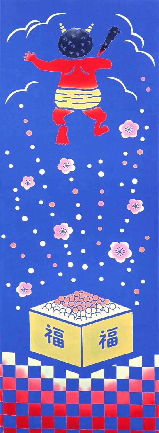 КОЛЛЕКЦИЯ KOMESICHI Airashika Японские товары Тюсэн Тэнугуи Они ва Сото (Демоны Вон) Дизайн для бросания бобов на Сэцубун 33 x 90 см Синий
КОЛЛЕКЦИЯ KOMESICHI Airashika Японские товары Тюсэн Тэнугуи Они ва Сото (Демоны Вон) Дизайн для бросания бобов на Сэцубун 33 x 90 см Синий