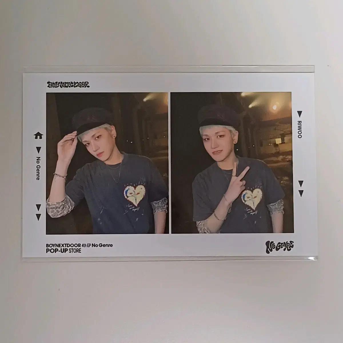 Boynextdoor No-genre Soundwave Popup Store Riwoo 100,000 Pre-order Benefit Photocard Postcard
Boynextdoor No-genre Soundwave Popup Store Riwoo 100,000 Pre-order Benefit Photocard Postcard