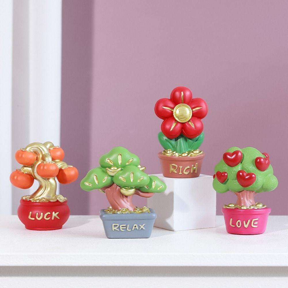 Resin Crafts Mini Green Potted Plant Cute Plant Tree Decoration Small Fake Plant Desktop Ornaments style 1
Resin Crafts Mini Green Potted Plant Cute Plant Tree Decoration Small Fake Plant Desktop Ornaments style 1