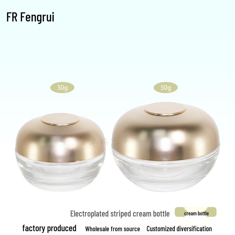 Jiao Lan Eye & Face Cream 30/50g Threaded Screw-Cap Refillable Glass Bottle. 30g; Clear; Glass
Jiao Lan Eye & Face Cream 30/50g Threaded Screw-Cap Refillable Glass Bottle. 30g; Clear; Glass