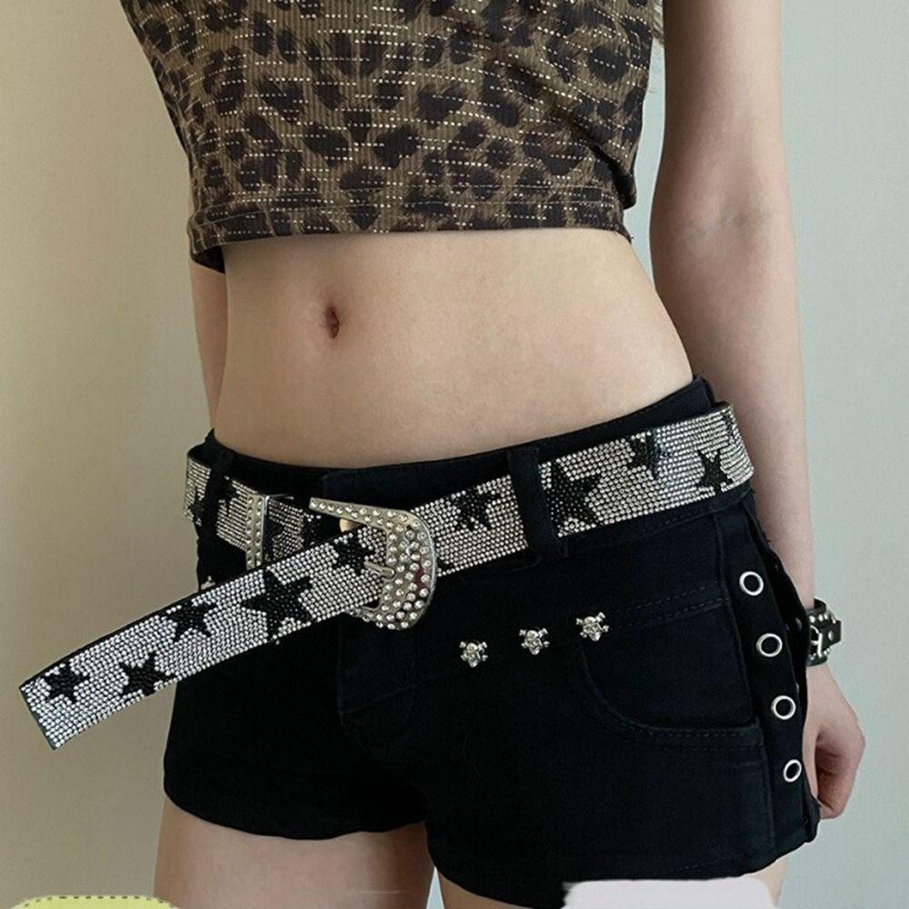 PU Leather Star Belt Leopard Print Waistband Personality Rhinestone Belts Decorative Jeans Leopard Print
PU Leather Star Belt Leopard Print Waistband Personality Rhinestone Belts Decorative Jeans Leopard Print
