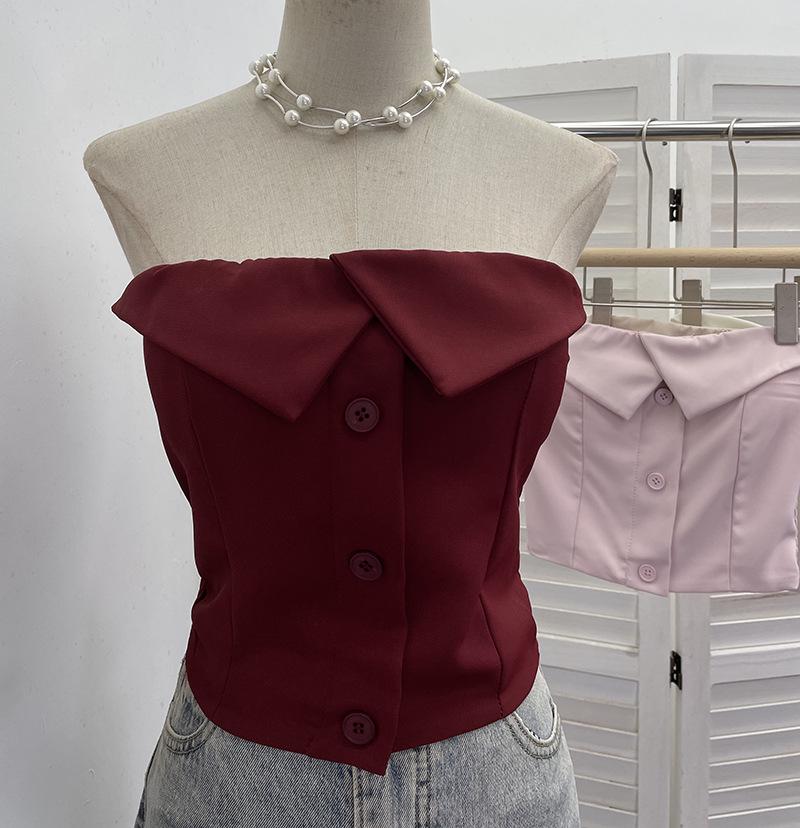American Spicy Girl Fold-over Sleeveless Padded Bandeau Top 8127 One Size червоний
American Spicy Girl Fold-over Sleeveless Padded Bandeau Top 8127 One Size червоний