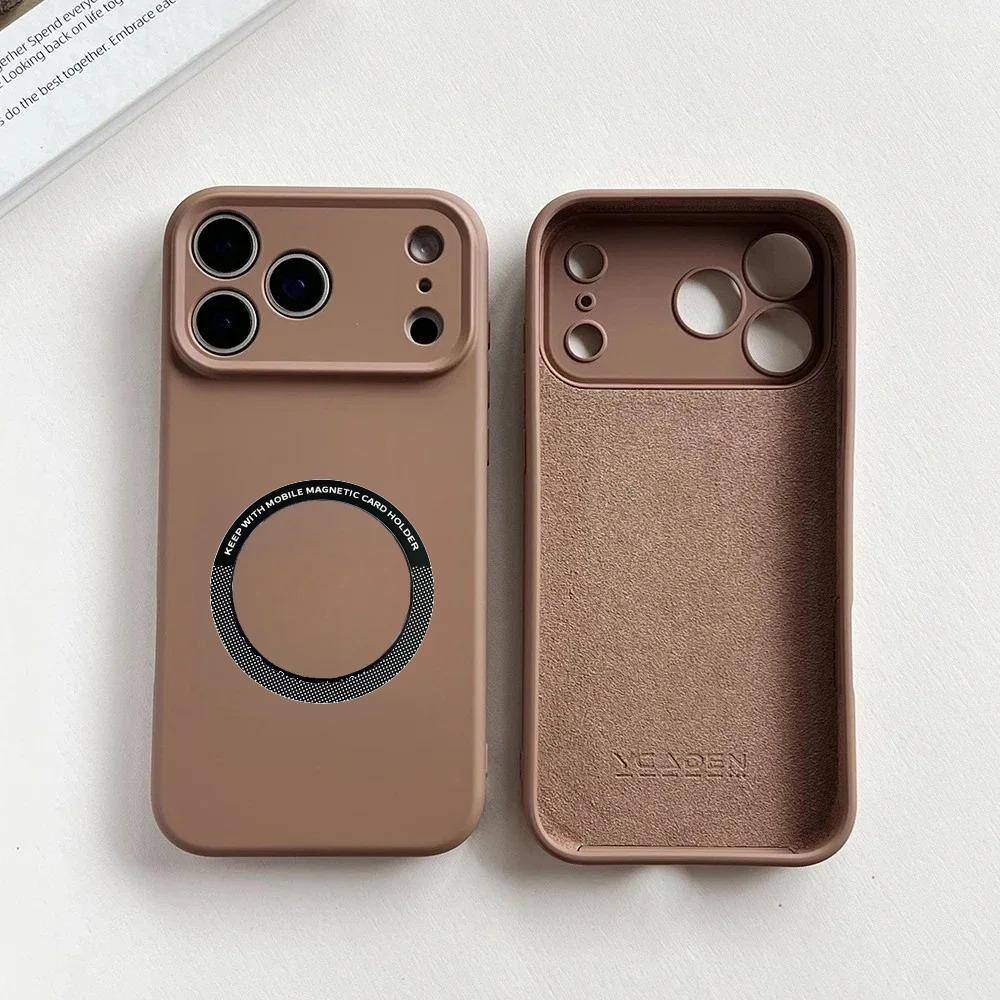 Original Liquid Silicone Skin-friendly Soft Case For IPhone 17 Air 16E Pro Max 15 Plus Magnetic Charging Shockproof Cover iPhone17 Pro
Original Liquid Silicone Skin-friendly Soft Case For IPhone 17 Air 16E Pro Max 15 Plus Magnetic Charging Shockproof Cover iPhone17 Pro