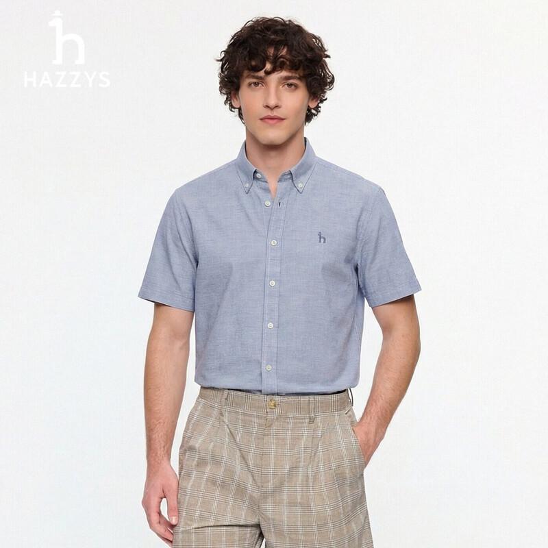 HAZZYS Men s 2026 Summer Oxford Solid Short Sleeve Shirt M (170/92A)
HAZZYS Men s 2026 Summer Oxford Solid Short Sleeve Shirt M (170/92A)