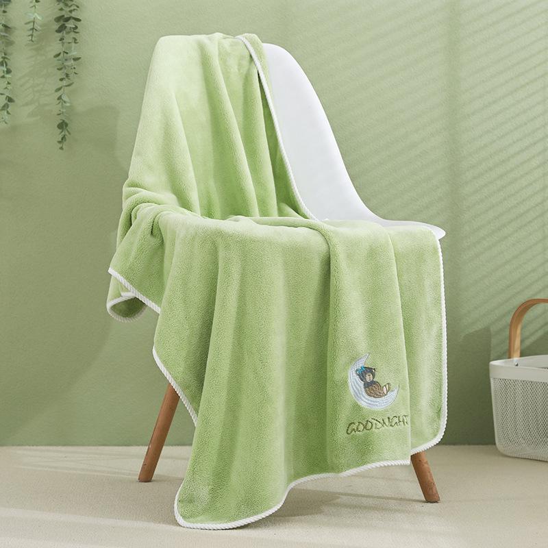 Coral Velvet Bath Towels Without Hair Loss Home Embroidery Thick Wrapping Towels for Women Soft Moisture-wicking Towels Face Wash Towel 75 * 35cm
Coral Velvet Bath Towels Without Hair Loss Home Embroidery Thick Wrapping Towels for Women Soft Moisture-wicking Towels Face Wash Towel 75 * 35cm