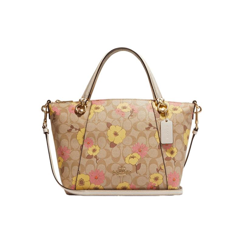 COACH handbag Kacey 25 Floral Cluster Print Gold Letter Logo Classic Presbyopia Coated Canvas and Leather Briefcase Handle Shoulder Crossbody Bag золотий
COACH handbag Kacey 25 Floral Cluster Print Gold Letter Logo Classic Presbyopia Coated Canvas and Leather Briefcase Handle Shoulder Crossbody Bag золотий