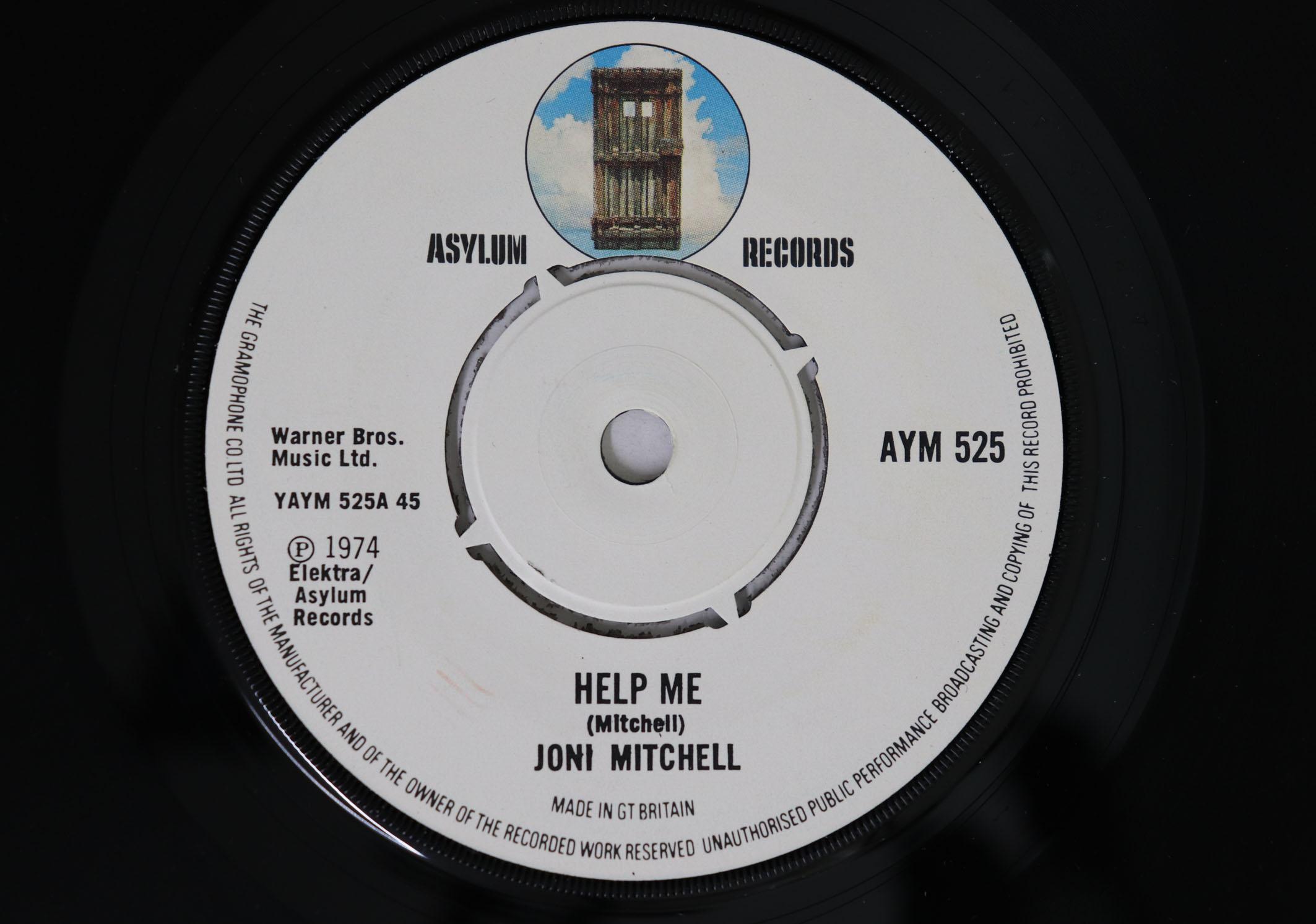 7inch Record JONI MITCHELL Help Me Just Like This Train AYM525 ASYLUM 1974 UK Rock Used
7inch Record JONI MITCHELL Help Me Just Like This Train AYM525 ASYLUM 1974 UK Rock Used