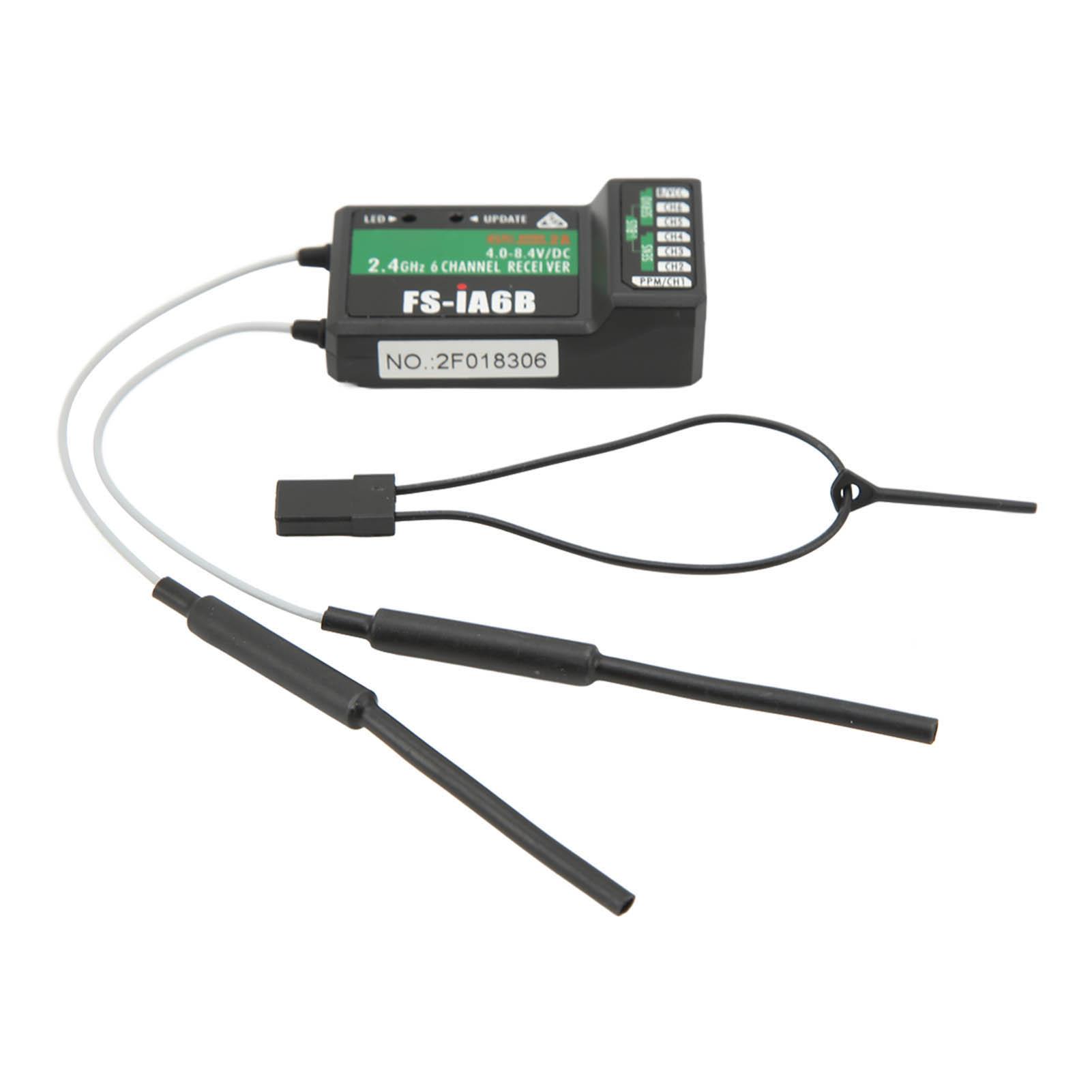 FS IA6B Receiver 2.4G 6CH I BUS PPM Receiver for FS I4 FS I6 FS I10 FS GT2E FS GT2G Transmitter
FS IA6B Receiver 2.4G 6CH I BUS PPM Receiver for FS I4 FS I6 FS I10 FS GT2E FS GT2G Transmitter
