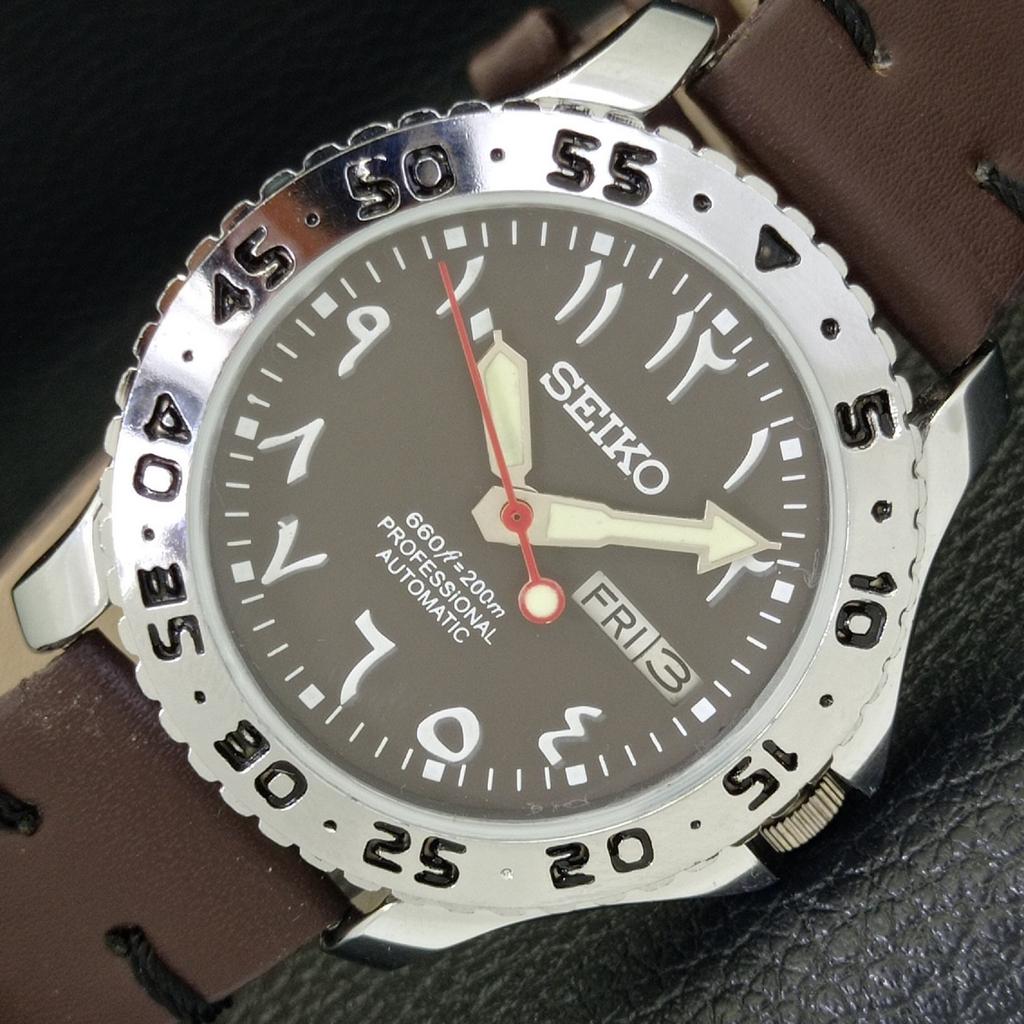 ВОССТАНОВЛЕННЫЕ ВИНТАЖНЫЕ АВТОМАТИЧЕСКИЕ ЯПОНСКИЕ МУЖСКИЕ ЧАСЫ SEIKO С АРАБСКИМ КОРИЧНЕВЫМ ЦИФЕРБЛАТОМ a434375-2 R120-a434375
ВОССТАНОВЛЕННЫЕ ВИНТАЖНЫЕ АВТОМАТИЧЕСКИЕ ЯПОНСКИЕ МУЖСКИЕ ЧАСЫ SEIKO С АРАБСКИМ КОРИЧНЕВЫМ ЦИФЕРБЛАТОМ a434375-2 R120-a434375
