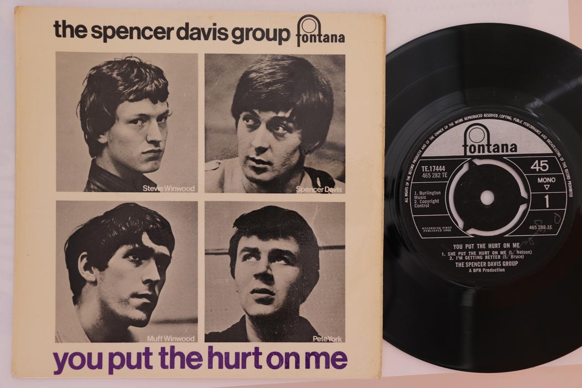 7inch Record SPENCER DAVIS GROUP - You Put The Hurt On Me TE17444 Fontana 1965 UK Rock Used
7inch Record SPENCER DAVIS GROUP - You Put The Hurt On Me TE17444 Fontana 1965 UK Rock Used