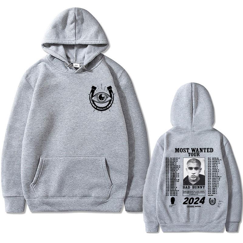 Hip Hop Rapper Bad Bunny Most Wanted Tour Hoodie Men s Nadie Sabe Lo Que Va A Pasar Manana Album Hoodies Casual Sweatshirt L
Hip Hop Rapper Bad Bunny Most Wanted Tour Hoodie Men s Nadie Sabe Lo Que Va A Pasar Manana Album Hoodies Casual Sweatshirt L