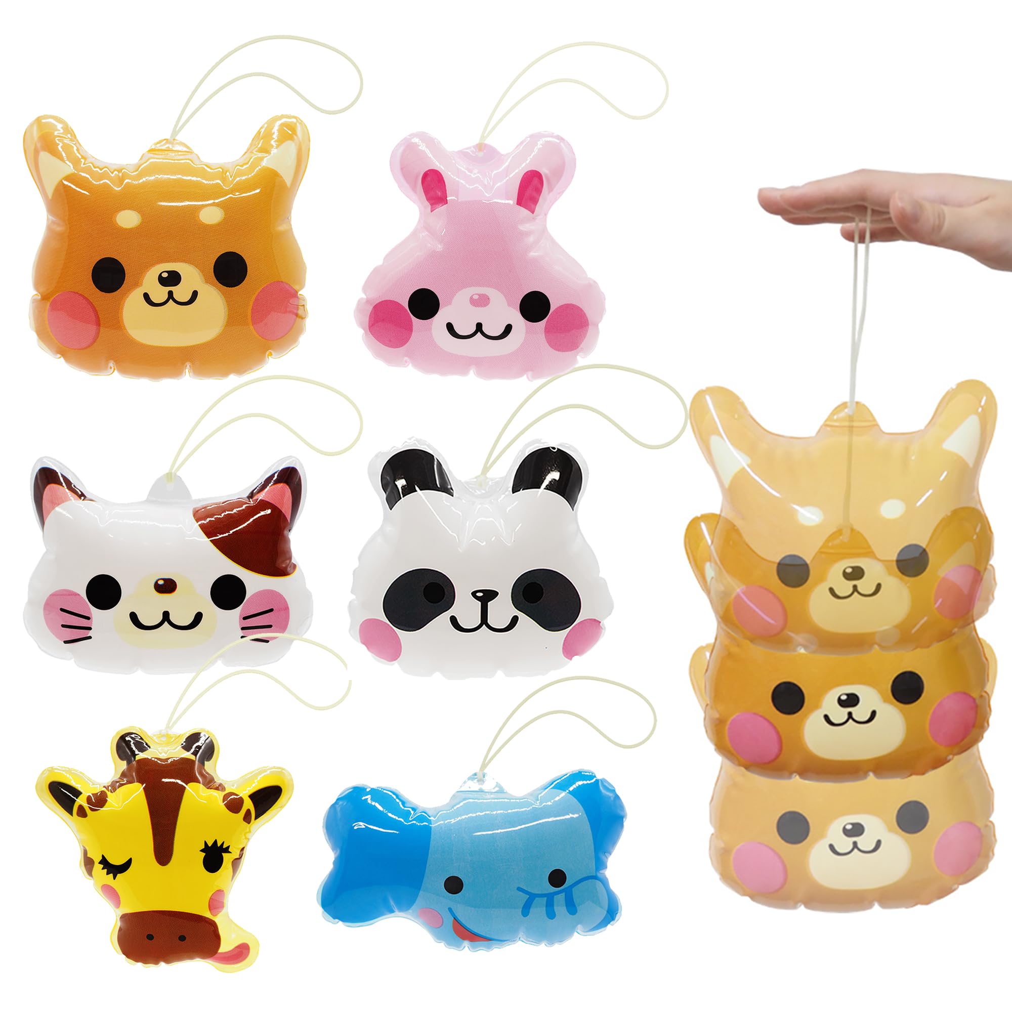 Air Yo-Yo Animal Die-Cut with Rubber Cord 6 Types × 1 Each, Total 6-Piece Set Size 17cm Air Toy Animal Toy Yo-Yo
Air Yo-Yo Animal Die-Cut with Rubber Cord 6 Types × 1 Each, Total 6-Piece Set Size 17cm Air Toy Animal Toy Yo-Yo