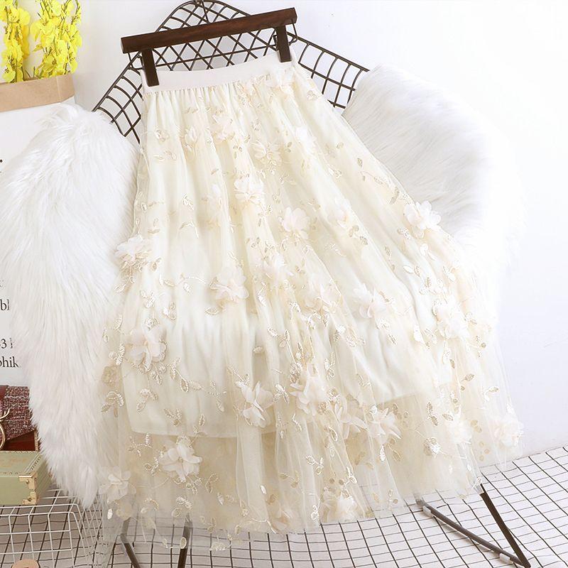 Винтажная юбка трапециевидной формы с высокой талией и объемной цветочной вышивкой для женщин XL бежевый
Винтажная юбка трапециевидной формы с высокой талией и объемной цветочной вышивкой для женщин XL бежевый