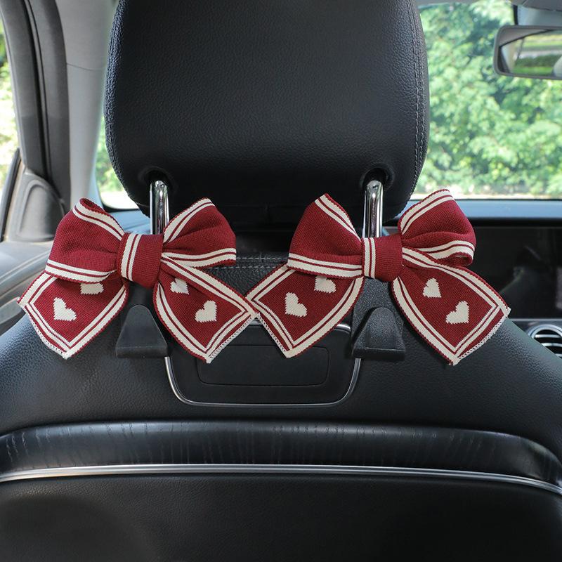 2pcs Lover Bowknot Car Hooks Seat Back Vehicle Headrest Organizer Storage Hanger Groceries Handbag Women Car Accessories
2pcs Lover Bowknot Car Hooks Seat Back Vehicle Headrest Organizer Storage Hanger Groceries Handbag Women Car Accessories